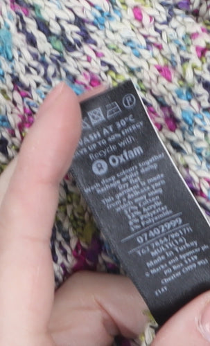 Marks & Spencer Per Una Women's Multicoloured Knit Cardigan Size 14