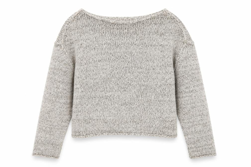 Front view of Nobody’s Child Women Beige Knit Chunky jumper, size L