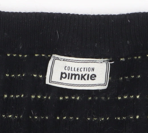 Pimkie Women's Black Knit Crew Neck Pullover Jumper M