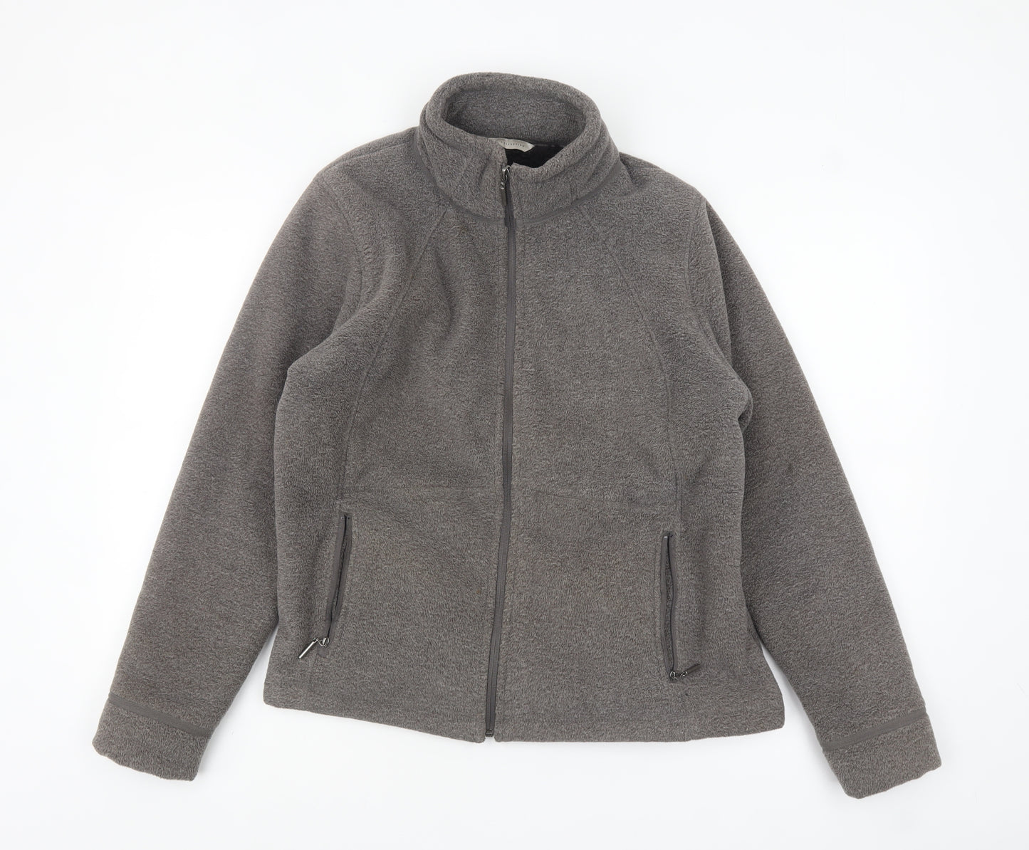 Marks and Spencer Women’s Grey Fleece Full Zip Jacket Size 16