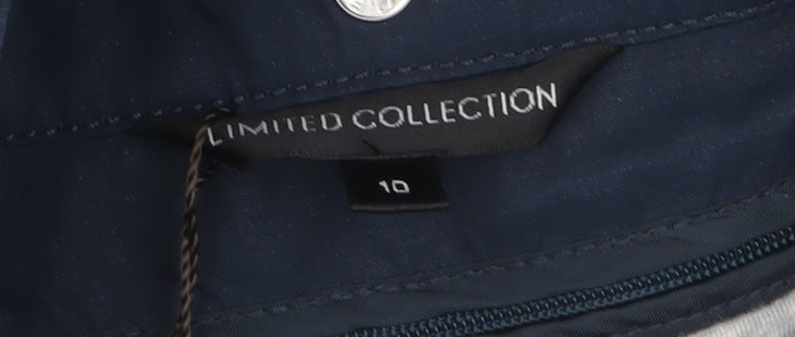 Marks and Spencer Women’s Navy Parka Jacket Size 10 Hooded Drawstring