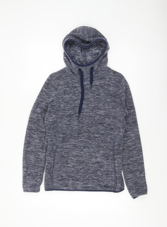 Peter Storm Women’s Blue Pullover Hoodie Size 8 Polyester Fleece