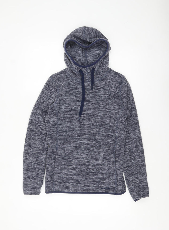 Peter Storm Women’s Blue Pullover Hoodie Size 8 Polyester Fleece