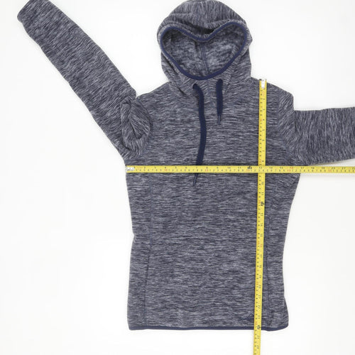 Peter Storm Women’s Blue Pullover Hoodie Size 8 Polyester Fleece