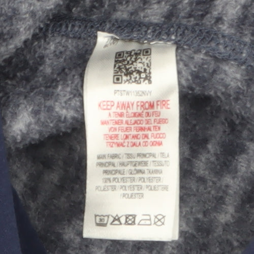 Peter Storm Women’s Blue Pullover Hoodie Size 8 Polyester Fleece
