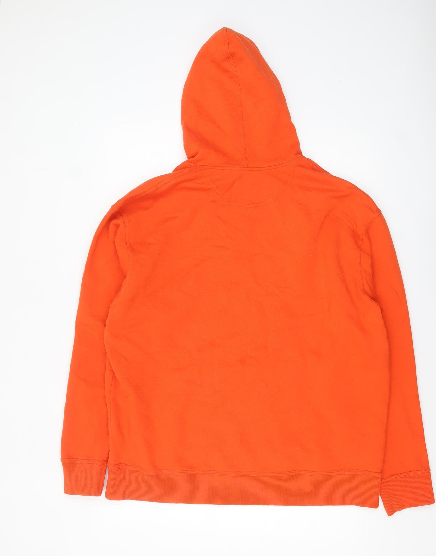 Champion Men's Orange XL Pullover Hoodie with Logo Graphic
