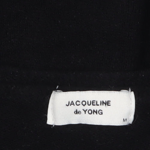 Jacqueline de Yong Womens Black Long Knit Cardigan Medium