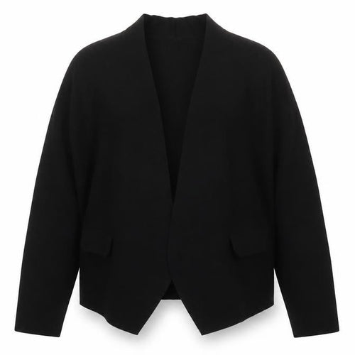 Jigsaw Womens Black Knit Cardigan M Viscose Blend Long Sleeve