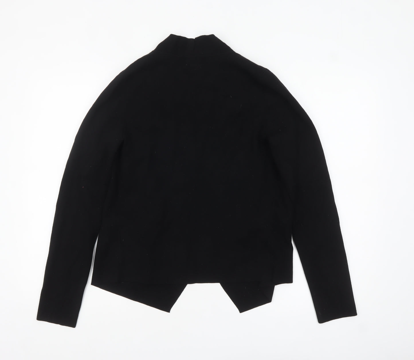 Jigsaw Womens Black Knit Cardigan M Viscose Blend Long Sleeve