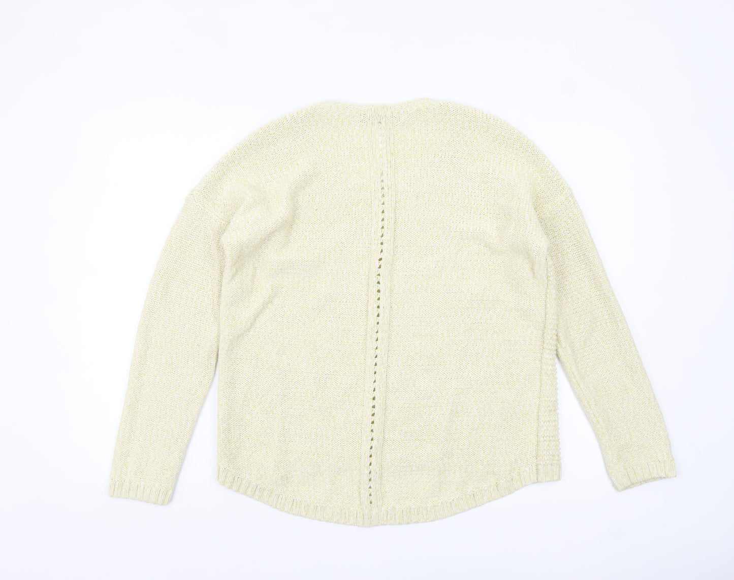 Marks and Spencer Women Beige Knit Pullover Jumper Size 14