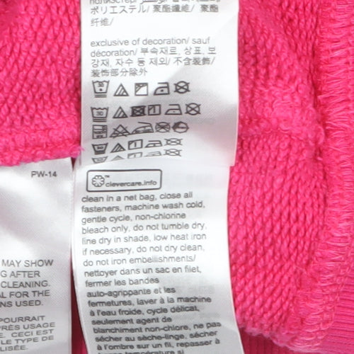 Tommy Hilfiger Women’s Pink Full Zip Hoodie XL Cotton Blend