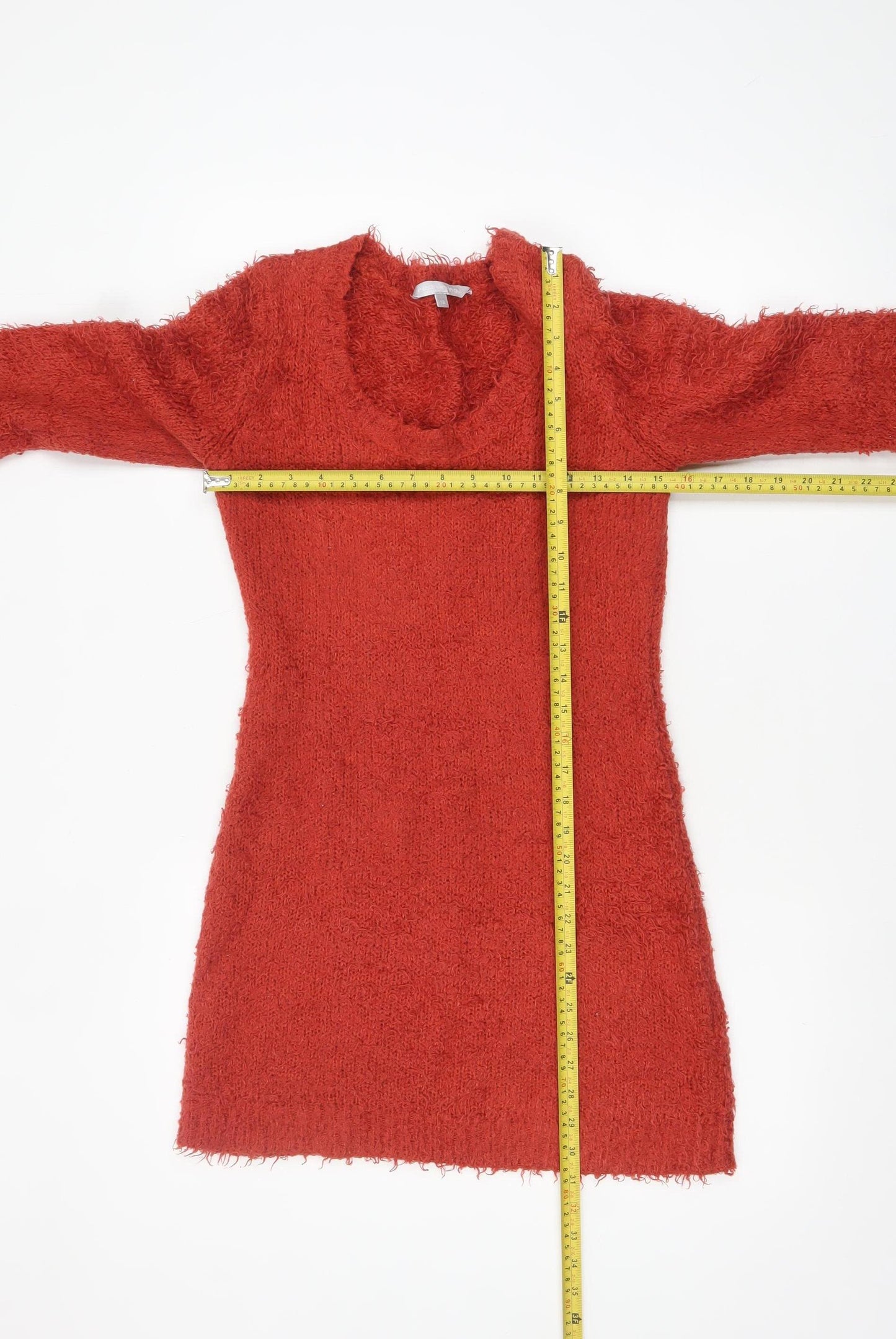 Red Herring Women's Red Long Sleeve Scoop Knit Jumper Size 14