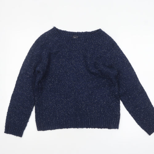 GAP Women’s Blue Chunky Knit Crew Neck Pullover Jumper XS