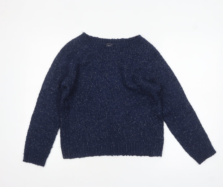 GAP Women’s Blue Chunky Knit Crew Neck Pullover Jumper XS