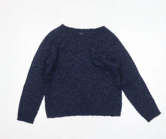 GAP Women’s Blue Chunky Knit Crew Neck Pullover Jumper XS