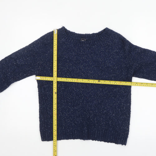 GAP Women’s Blue Chunky Knit Crew Neck Pullover Jumper XS