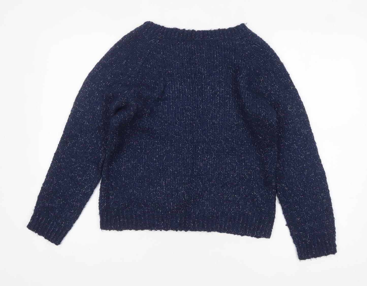 GAP Women’s Blue Chunky Knit Crew Neck Pullover Jumper XS