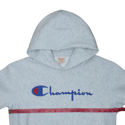 Champion Men's Grey Medium Reverse Weave Pullover Hoodie
