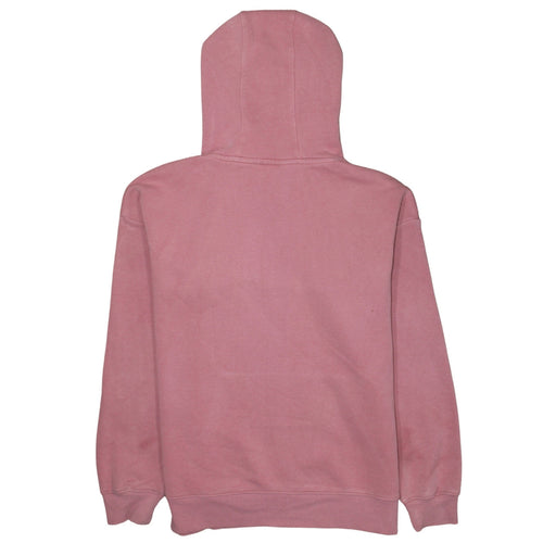 Fila Women Pink Pullover Hoodie XL Cotton Blend Casual Sweatshirt