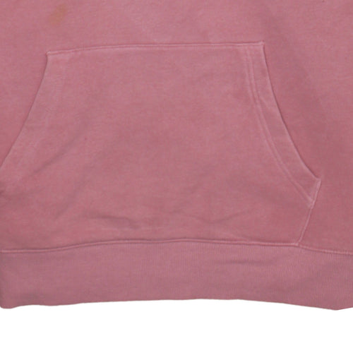 Fila Women Pink Pullover Hoodie XL Cotton Blend Casual Sweatshirt