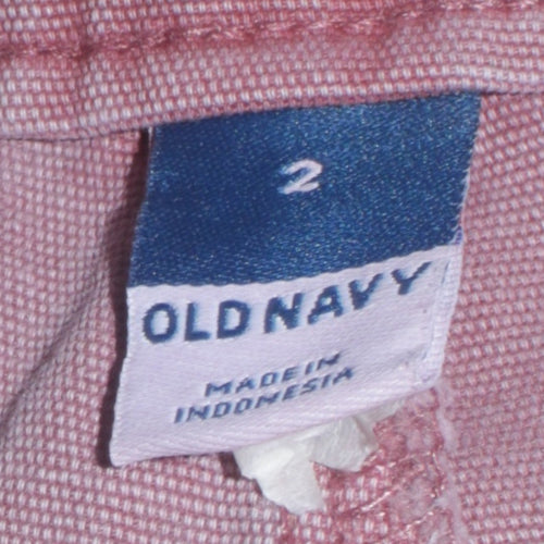 Old Navy Women’s Pink Straight Leg Jeans Size 6 Regular Cotton Blend