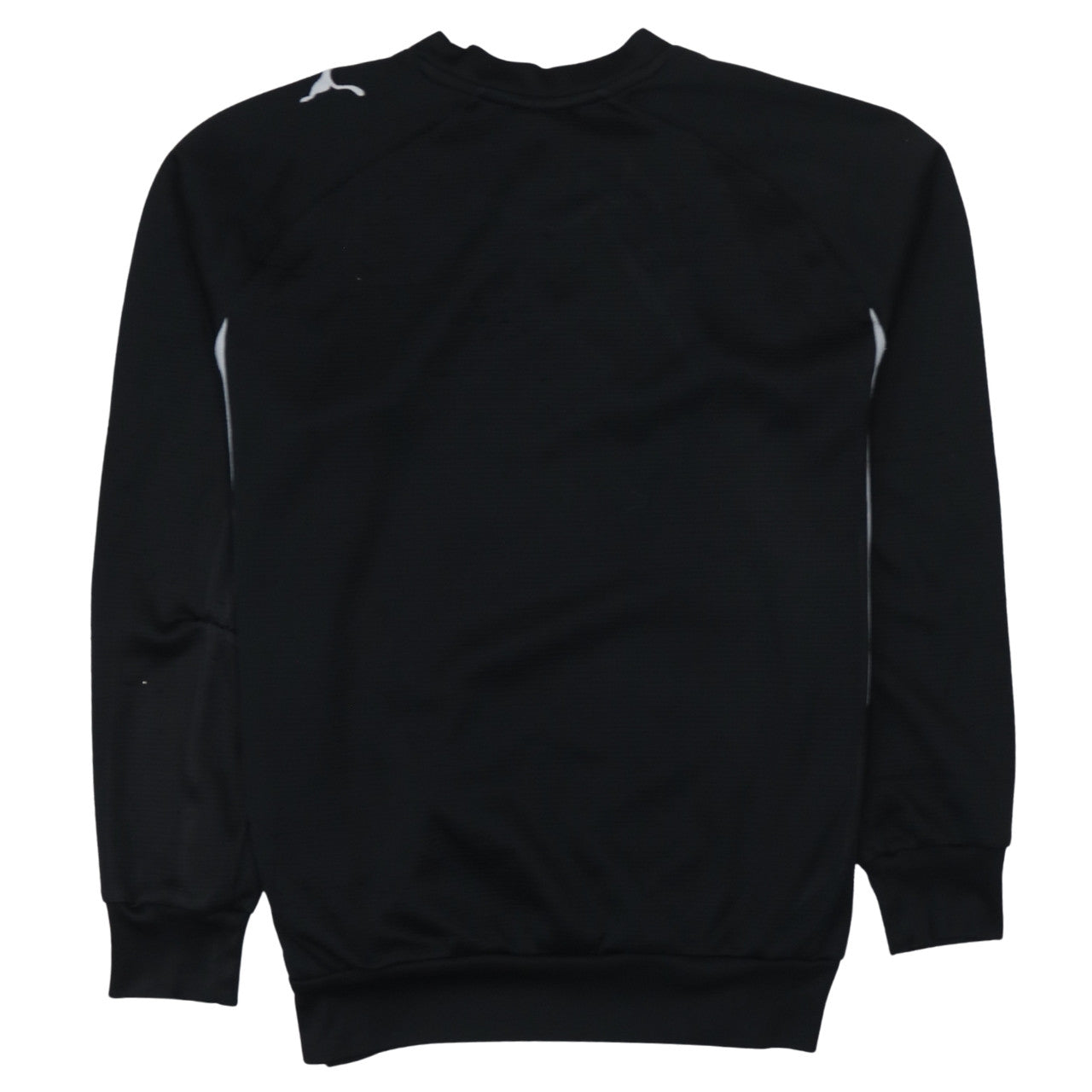 Puma Men's Black Small Pullover Logo Sweatshirt Athletic Fit