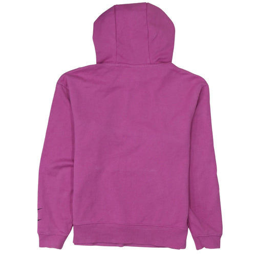 Nike Womens Pink Pullover Hoodie XS Cotton Blend Hooded Sweatshirt