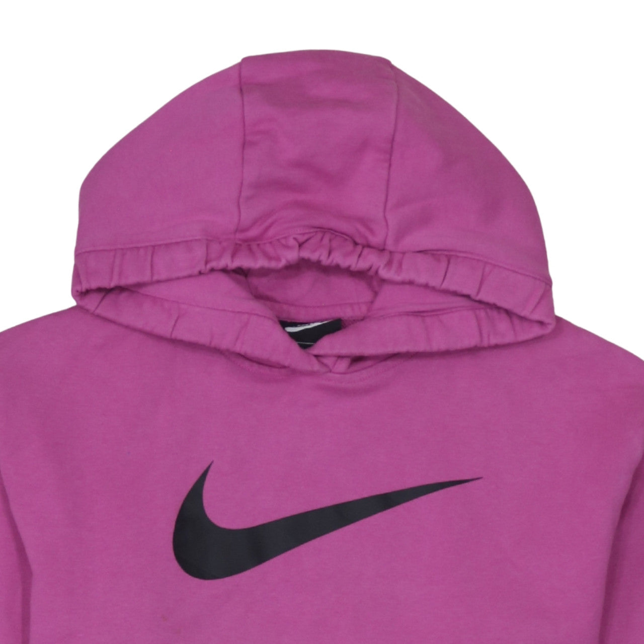 Nike Womens Pink Pullover Hoodie XS Cotton Blend Hooded Sweatshirt