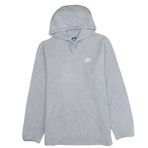 Nike Men Grey XL Pullover Hoodie Fleece Sweatshirt