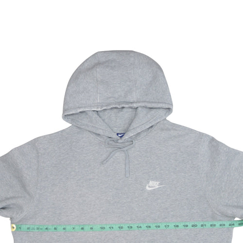 Nike Men Grey XL Pullover Hoodie Fleece Sweatshirt