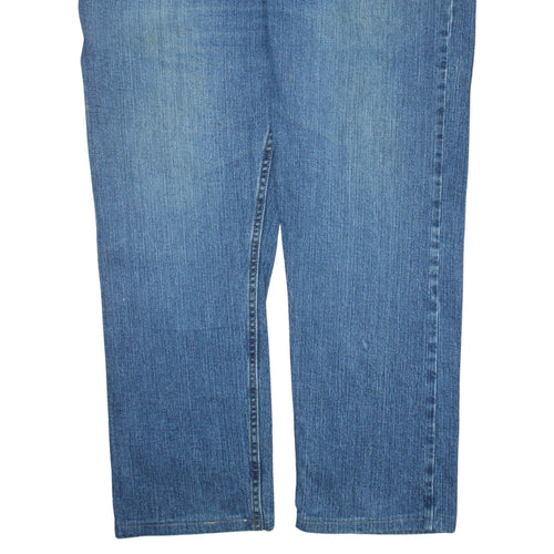 Lee Men's Blue Regular Fit Straight Leg Denim Jeans 40W 30L