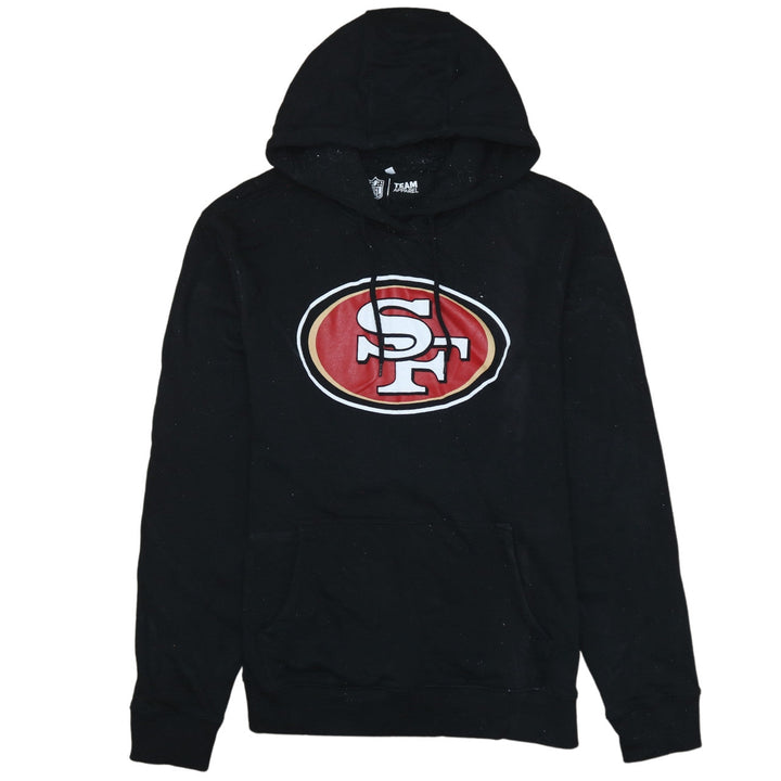 NFL Team Apparel Men's Black 2XL Pullover Hoodie with Logo