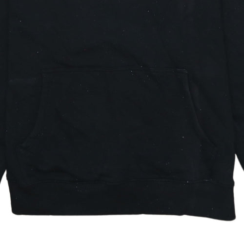 NFL Team Apparel Men's Black 2XL Pullover Hoodie with Logo