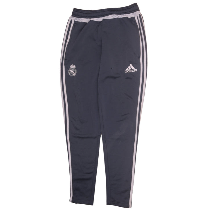 Adidas Men Black S Slim Fit Track Pants Real Madrid