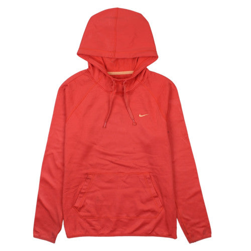 Nike Womens Red Dri-FIT Pullover Hoodie XS Athletic Fit