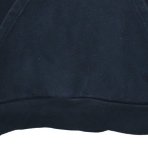 Adidas Teens Black Pullover Hoodie 164 Fleece Logo Sweatshirt