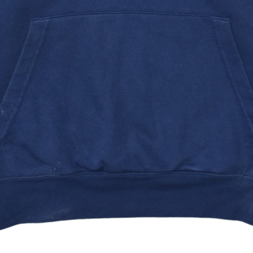 Nike Women’s Blue Pullover Hoodie Medium Cotton Logo Sweatshirt