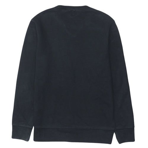 Levi's Men's Black Small Crew Neck Pullover Logo Sweatshirt