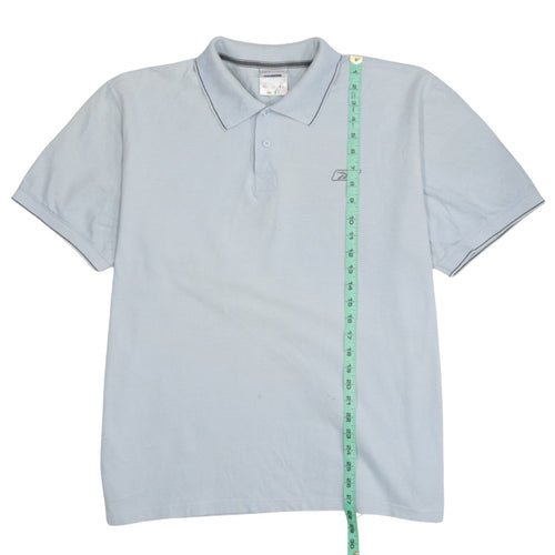 Reebok Men's Blue XL Cotton Polo Shirt Casual Sportswear