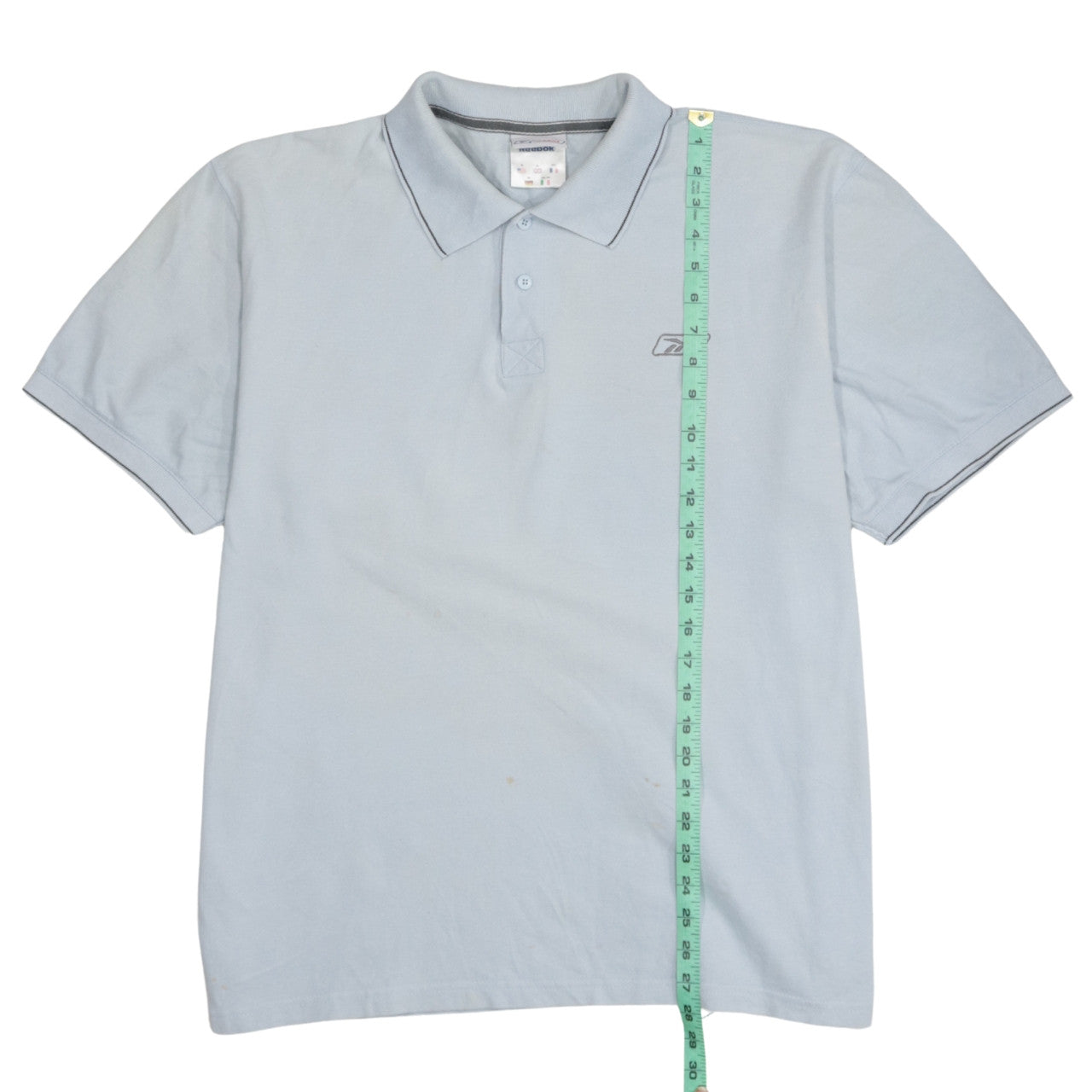 Reebok Men's Blue XL Cotton Polo Shirt Casual Sportswear