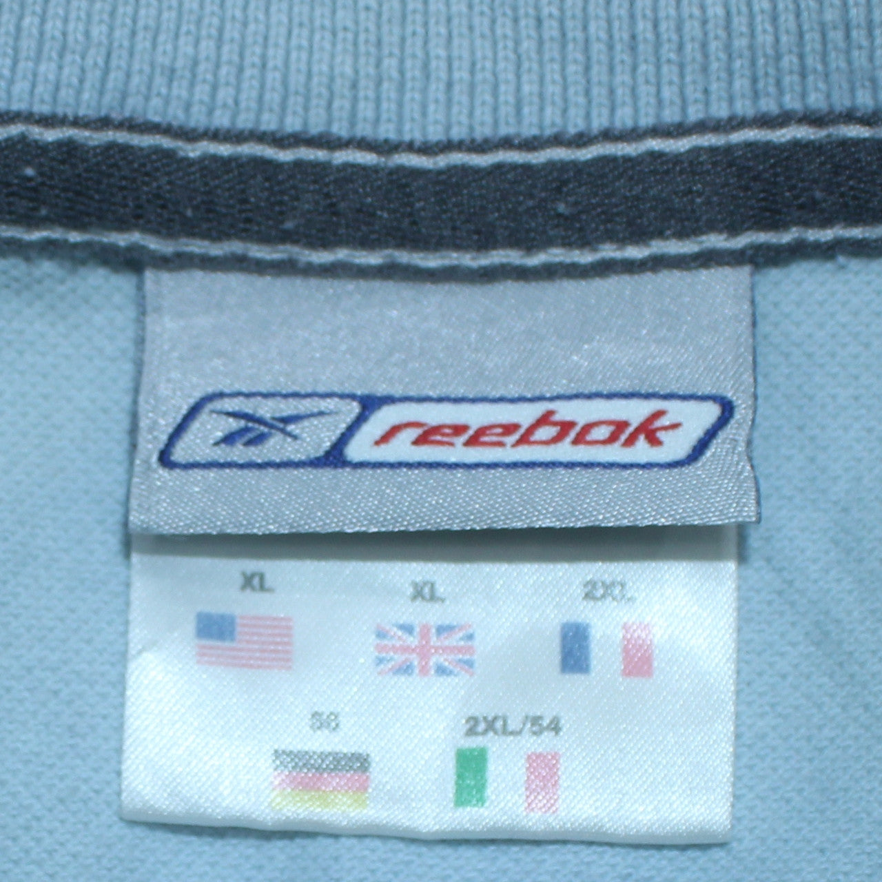 Reebok Men's Blue XL Cotton Polo Shirt Casual Sportswear