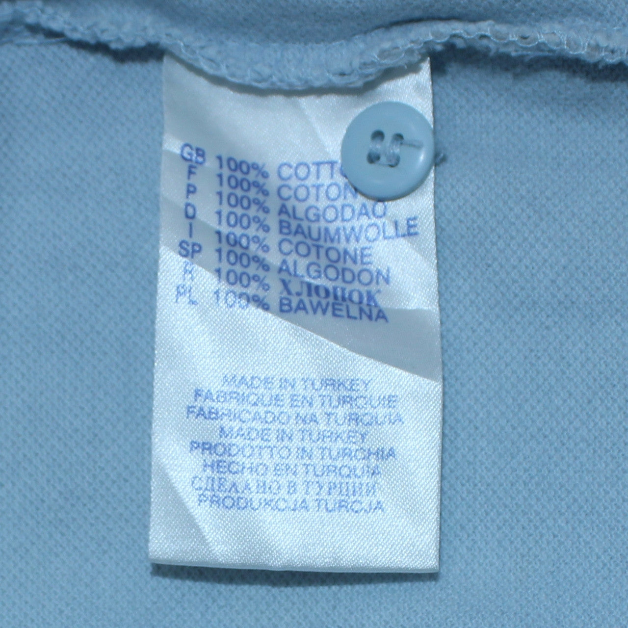 Reebok Men's Blue XL Cotton Polo Shirt Casual Sportswear