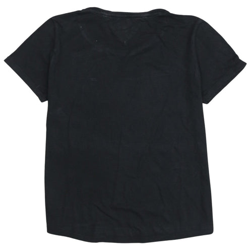 Tommy Jeans Men's Black Regular Fit Crew Neck T-Shirt Size M