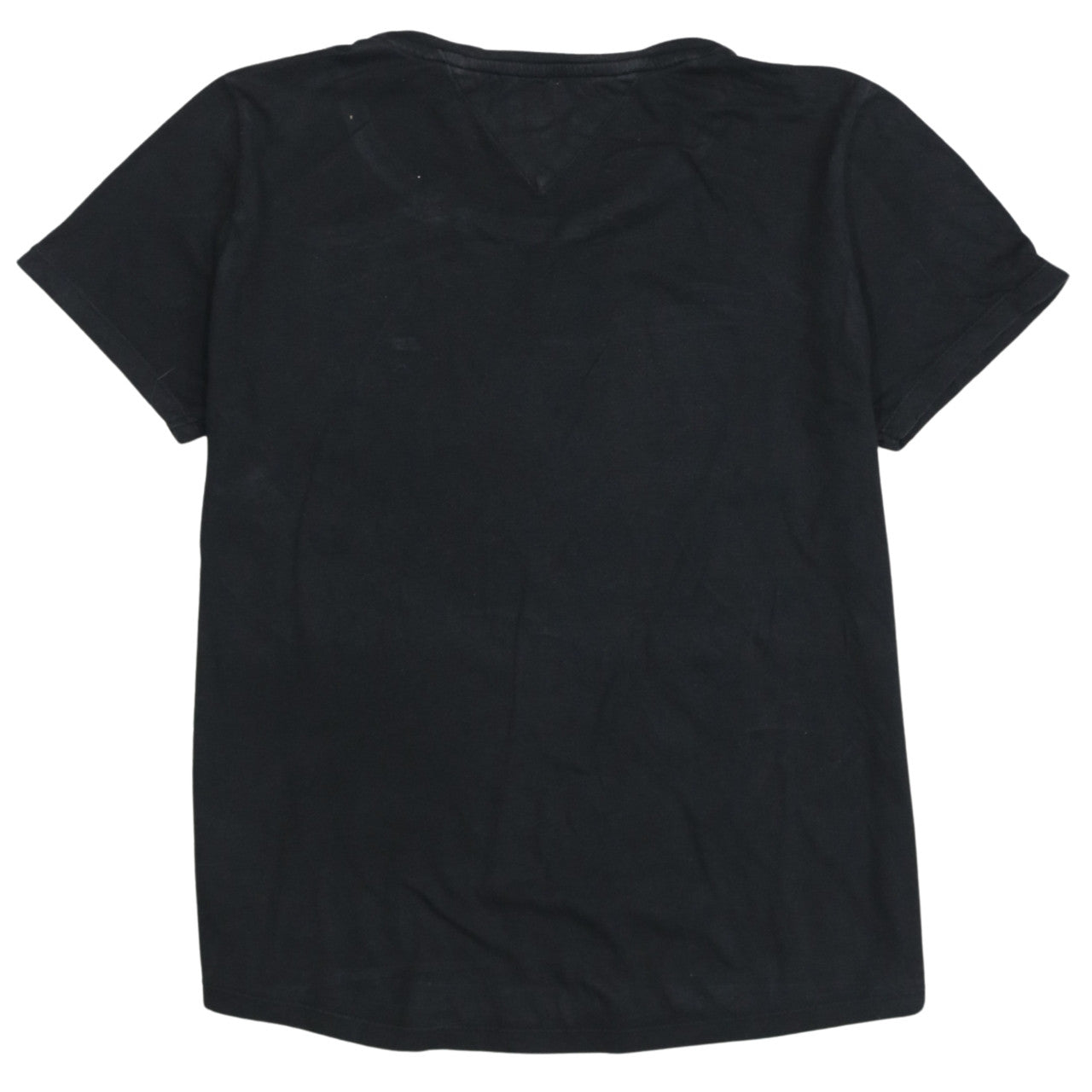 Tommy Jeans Men's Black Regular Fit Crew Neck T-Shirt Size M