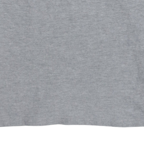 Kappa4work Men's Grey Long Sleeve Cotton Blend Polo Shirt L