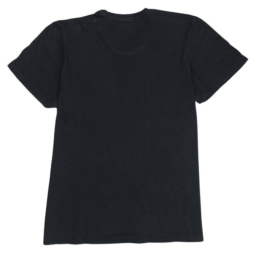 Adidas Mens Black Graphic Logo Sports T-Shirt Size L