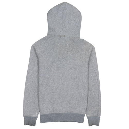 Adidas Originals Women Grey Full Zip Hoodie Size 12 Lined Hooded