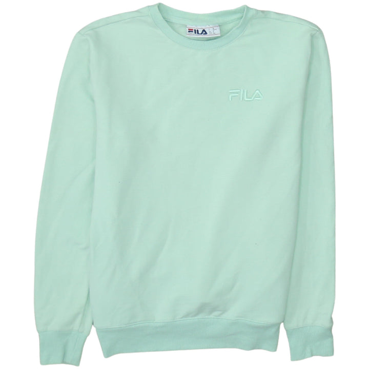 FILA Women Mint Green Crew Neck Pullover Sweatshirt Size S