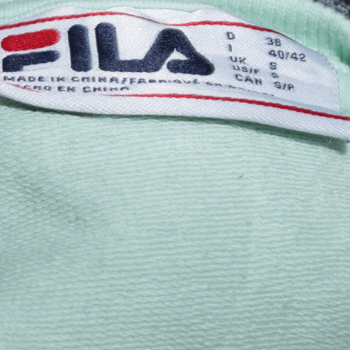 FILA Women Mint Green Crew Neck Pullover Sweatshirt Size S