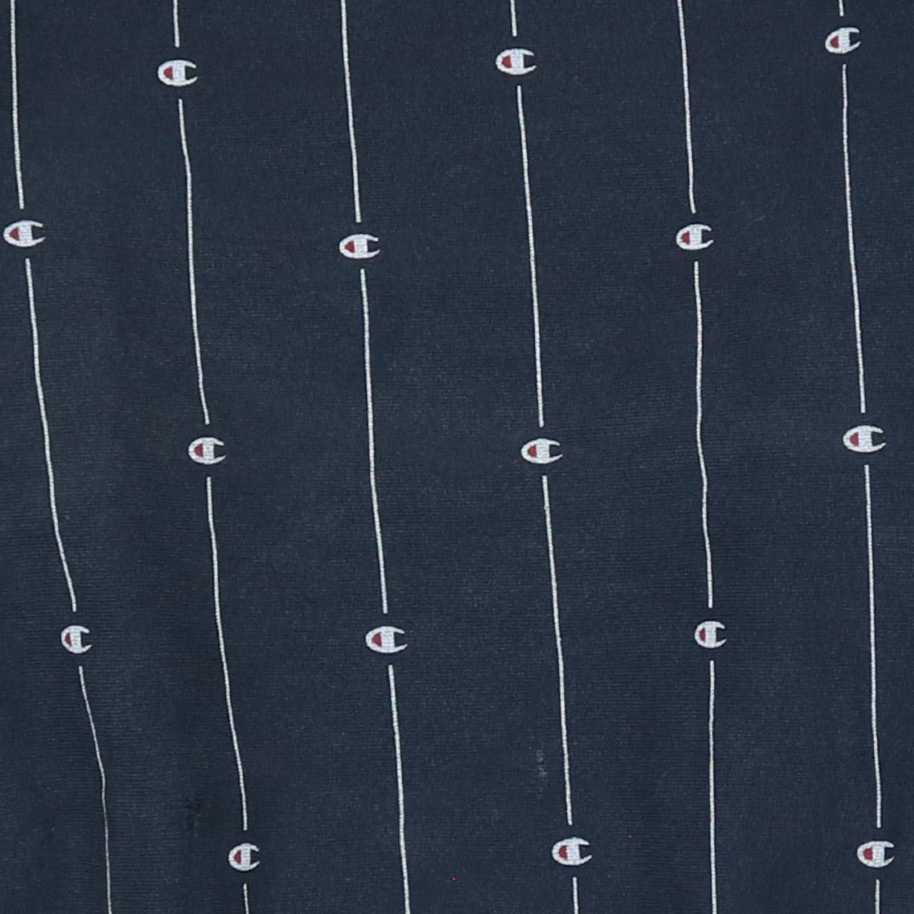 Champion Men's Navy Reverse Weave Logo Sweatshirt - Large